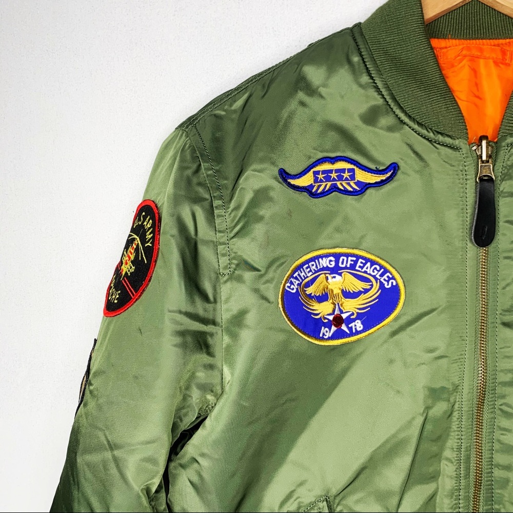 ALPHA INDUSTRIES MA-1 Classic Bomber Flight Jacket - Picture 8 of 16